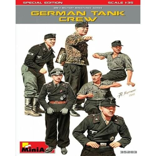 MiniArt 35283 1/35 German Tank Crew. Special Edition - Scale Model Kit