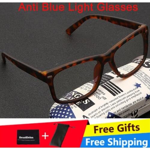 2021 Anti Blue Light Computer Glasses Women Blue Light Coating Game Glasses For Computer Protection Eye Men Spectacle Frames