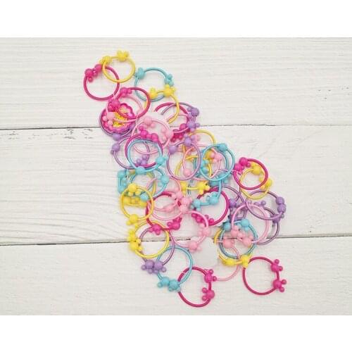 Sale ! Korean version of children braids of color rubber band hair circle comb hair hair rope new style children head rope