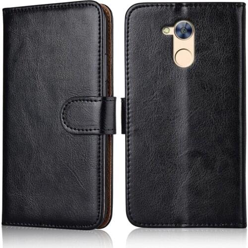 Luxury Flip Book Leather Case for Huawei Honor 6A DLI-TL20 DLI-AL10 Stand Wallet Phone Bags Cover with Strap