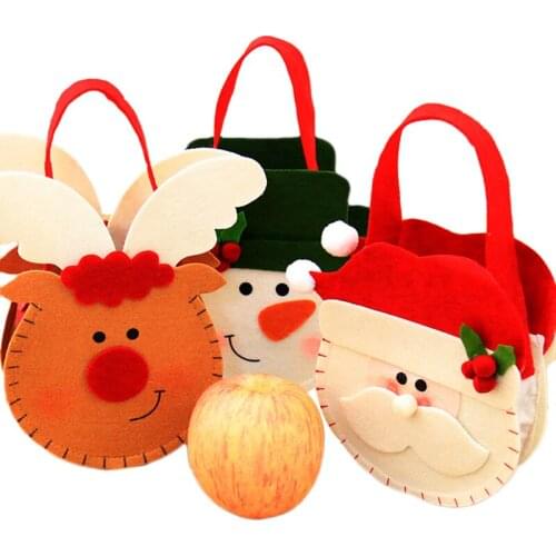 Christmas Decorations Three - Dimensional Gift Candy Bags Christmas Decorations for Home Party Decoration Christmas Gift