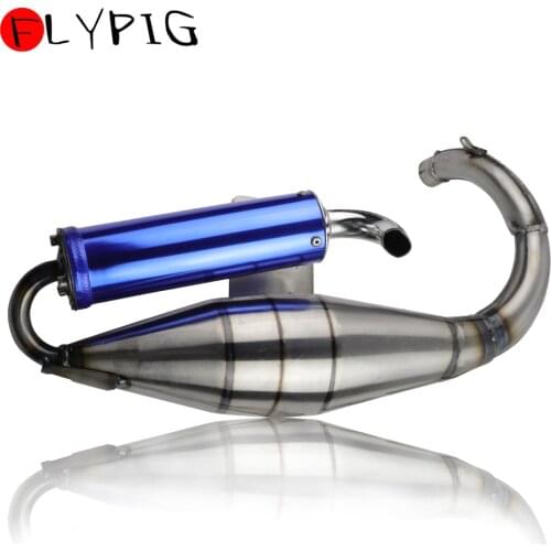 FLYPIG Exhaust System Muffler Pipe for Honda Dio Elite SYM 50 Pipe AF18 AF24 AF27 AF28 AF30