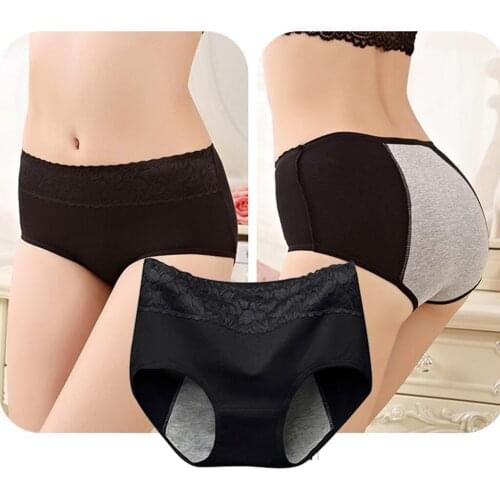 Womens Period Panties Cotton Physiological Panty Postpartum Underwear Breathable Lingerie Comfortable Briefs