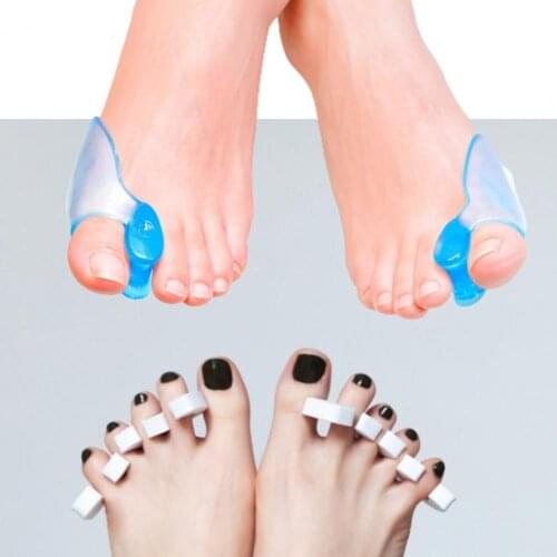 1 Pair Toe Correcting Ring Comfortable Washable Release Foot Pressure Soft Reduce Friction SEBS Thumb Corrector for Shoes