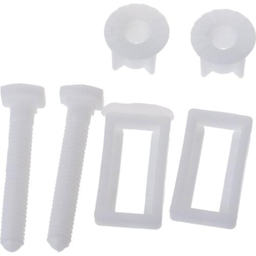 1 Pair Toilet Seat Hinge Bolts Screw Fixing Fitting Kit Toilet Seat Repair Tool