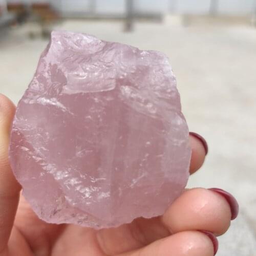 100g /500gNatural Pink Rose Quartz Crystal Stone Genuine Natural Gemstones Polished Healing Crystals