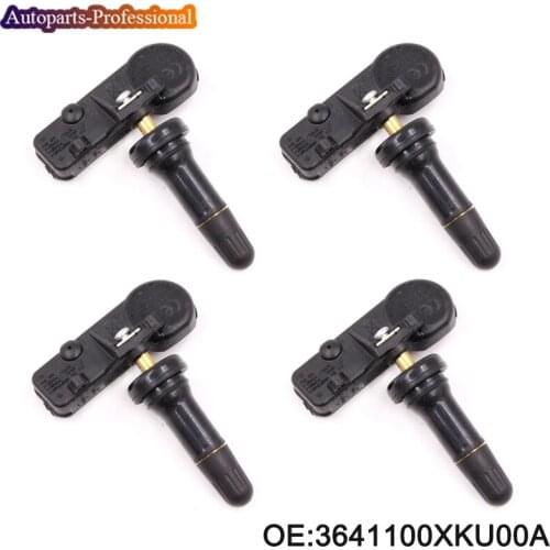 4 pcs/lot New 3641100XKU00A TPMS Tire Pressure Monitoring Sensor For GreatWall 02702CA7D 433Mhz Car Auto Parts