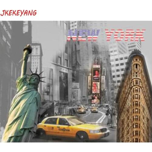 5D DIY square/round Diamond New York street view Cross Stitch Diamond Embroidery Pattern Rhinestone J2098