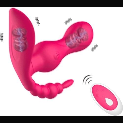 Wireless Remote Control Panties Vibrator Dildo Wearable Vibrator Sex Toys for Women Adult Anal Plug G Spot Clitoris Stimulator