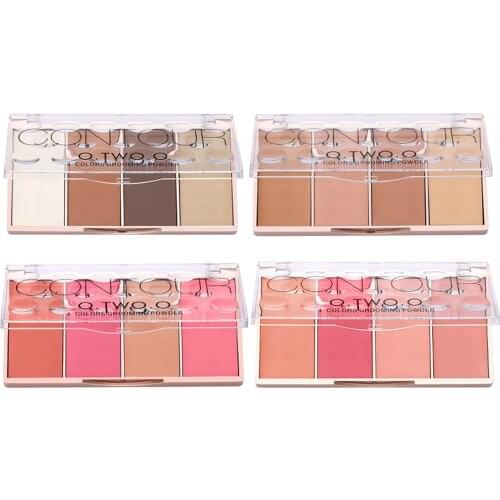 Bronzer Blush Makeup Palette Professional Facial Beauty Cosmetic Lasts Up to 14 Hours