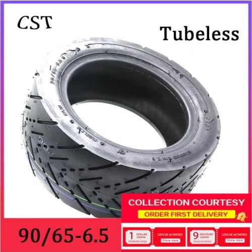 Coolride 2021 New CST 90/65-6.5 Tubeless Tires, Road Inner and Outer Tires and Off-road Tires for 11 Inch Electric Scooter