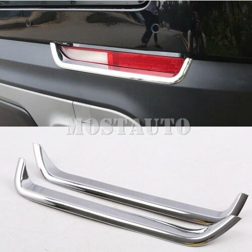 For Cadillac XT4 2018-2019 Chromed Rear Bottom Fog Light Lamp Cover Trim Trims 2pcs Car Accessories Interior Car Decor Car Trim