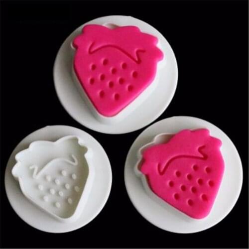 DIY strawberry stainless steel mold fondant baking tools Cookie Tools cake decoration tools Valentines Day Easter