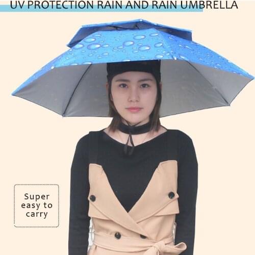 Fishing Cap Outdoor Sport Umbrella Hat Hiking Camping Headwear Cap Head Hats Camouflage Foldable Sunscreen Shade Umbrella Hat