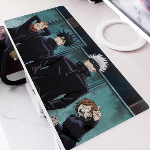Jujutsu Kaisen Extended Pad Kawaii Mouse Rubber Non-slip Carpet 3d Gaming Accessories Mats for Table Mat Gamer Keyboard Deskpad
