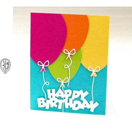 Balloon Metal Cutting Dies for Scrapbooking Handmade Tools Mold Cut Stencil New 2021 Diy Card Make Mould Model Craft Decoration