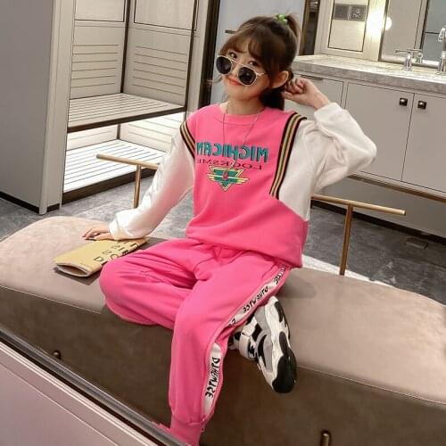 Fashion Children Clothes Girls Long Sleeve Autumn Teenage Kids Clothes Baby Girls Outfits Fall Cute Ubrania Clothes AE50CC