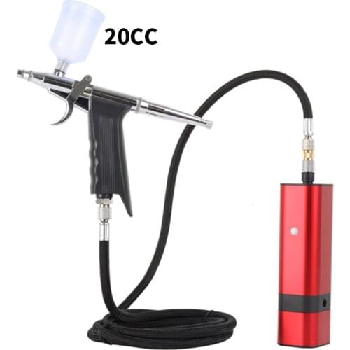 Powerful Airbrush Set with Gravity Trigger Type Spray Gun for Art Model Body Paint Artist Makeup Nail Tattoos Cake Tools