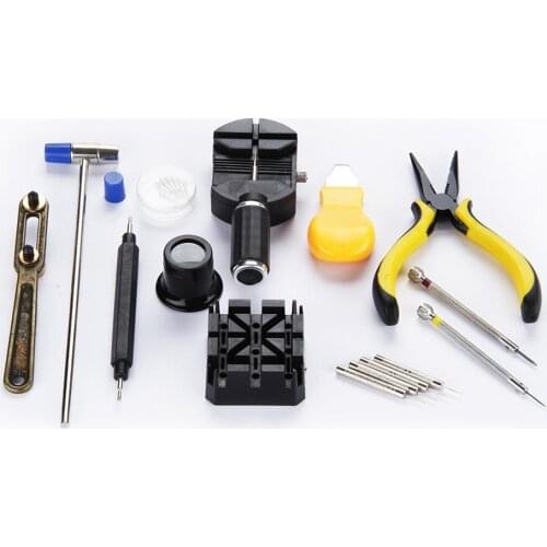 Professional watch repair table entry tools 16 sets of decoration table tools assembly watch tools