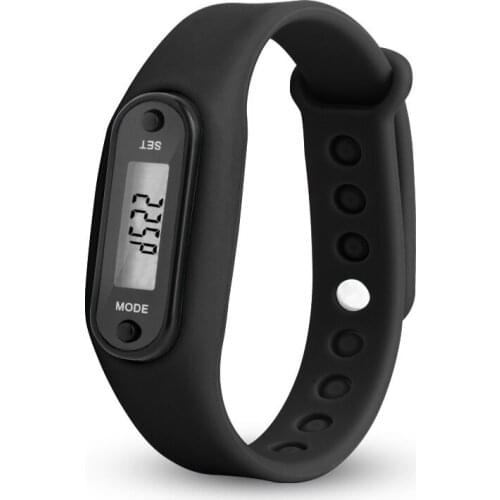 2019 Hot Sports Multicolor Newly Outdoor Running Fitness Wrist Pedometer Healthy Silical Gel Universal Portable Count Step