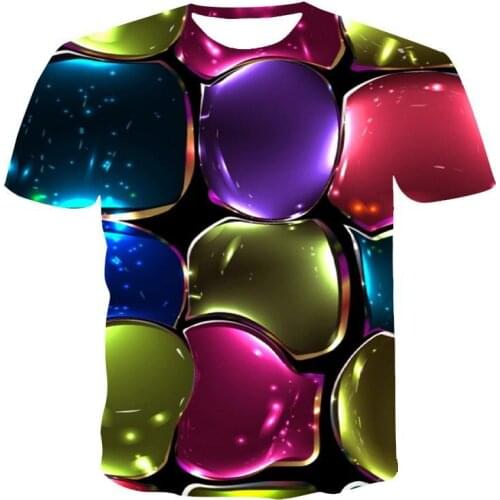2020 New 3d Printing T -Shirt Hip Hop Style 3d Printing 3d Printing Quick Drying T -Shirt Xxs -6xl