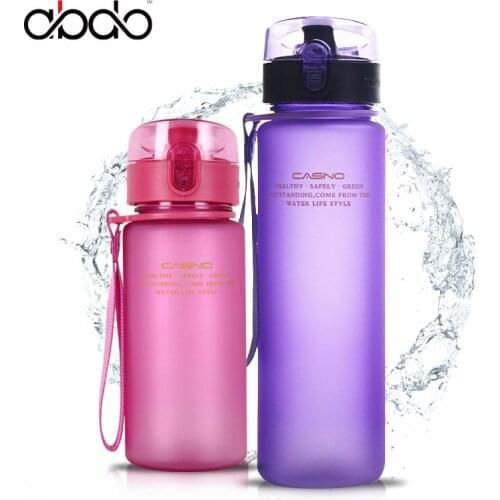 Plastic Gourd Gym Bottles Drinking Sports Water Bottle Eco Friendly Cups Lid Waterbottle Drinkware Camping Equipment Outdoor