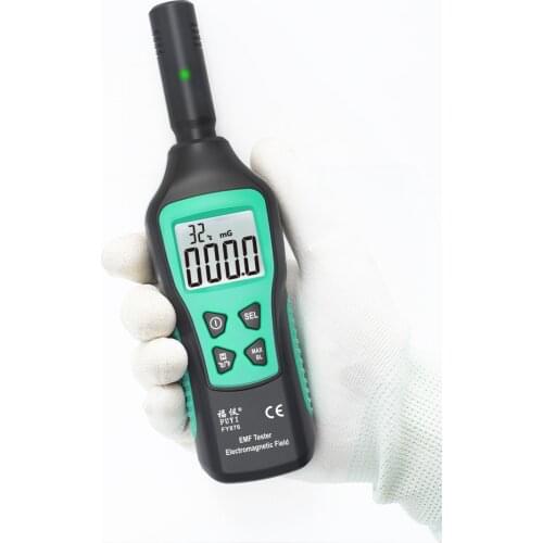 FUYI Handheld EMF Meter Electromagnetic Radiation Detector Monitor Household High Precision Wave Radiation Tester