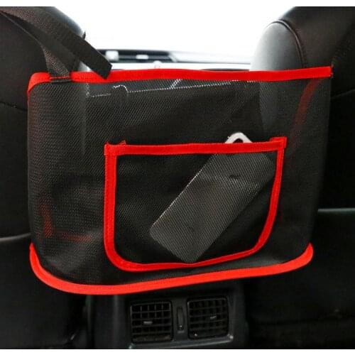 Car Net Pocket Handbag Holder,Large Capacity Car Seat Storage Net Bag,Net Mesh Organizer Storage Pouch Pocket for Purse Storage