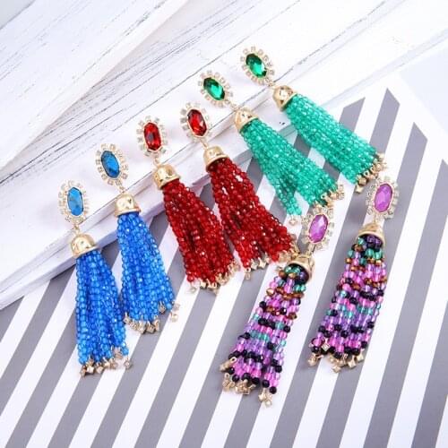 2020 Low Price Sale Multi-style Colorful Drop Earring For Women Handmade Bohemia Fashion Earring Charming Date Gift Jewelry