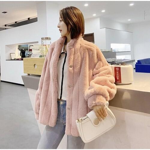 Winter Jackets For Women Warm Faux Fur Coat Mink Fur Coat Teddy Coat Fur Coats For Women Winterwear Womens Oversize Coat Slim
