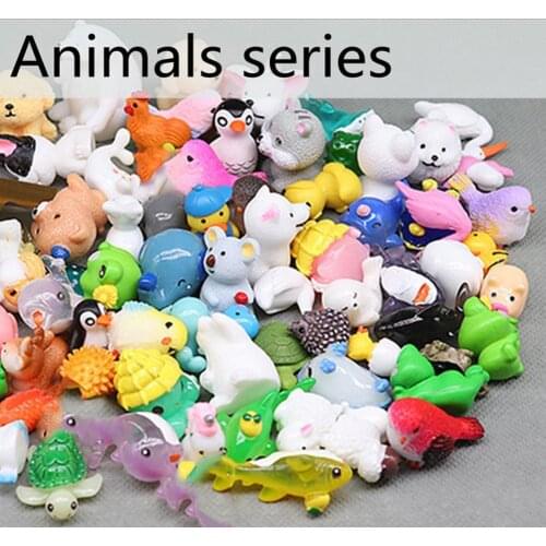 1pc Resin Food Drinks Blind Bag For 1/12 1/6 Miniature Doll House Play Accessories Animals Mixed Dollhouse Model Surprise Gift