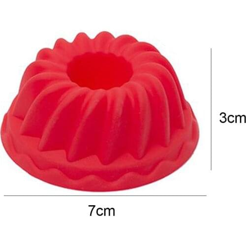2Pcs Spiral Ring Cooking Silicone Mold Bakeware Kitchen Bread Cake Decorate Tool Bread Cake
