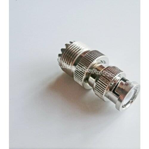 4Pcs/Kit UHF SO-239 PL-259 Male PL259 SO239 Jack To BNC Q9 Female Plug RF Adapter Connector Brass