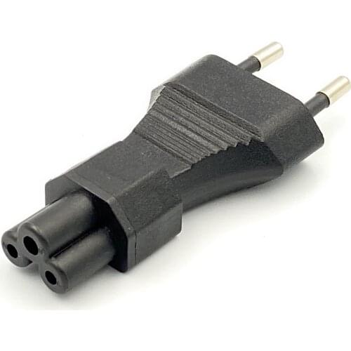 A023 EU TO IEC320 C5 Power conversion plugs ,European 2 Pin Male to IEC 320 C5 Power adapter