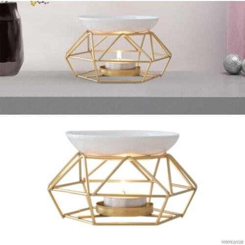 Aromatic Oil Burner,Geometric Ceramic Essential Oil Candle Holder Wax Melt Burner Warmer Melter fragrance ,Home Office wholesale