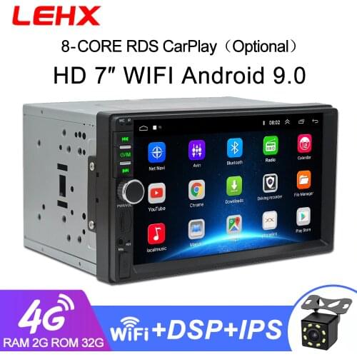 2 din Car Radio Android 9.0 RAM 2GB Autoradio Multimedia Player for Nissan Hyundai Kia toyata Chevrolet Ford Suzuki Mitsubishi