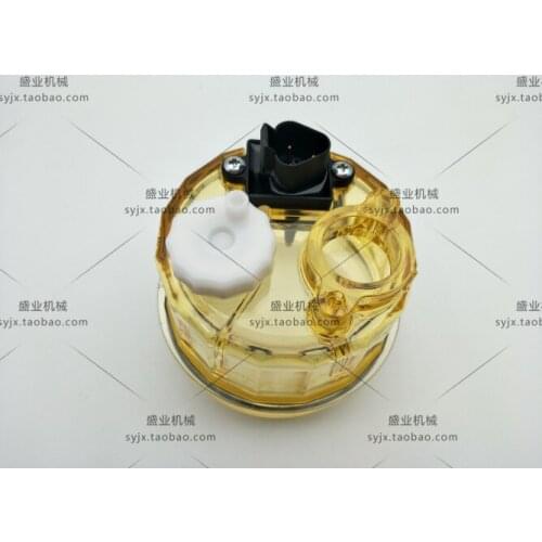 Free shipping doosan daewoo DX150-9C215-9/260-9C oil water separator filter cup 400508-00062/63