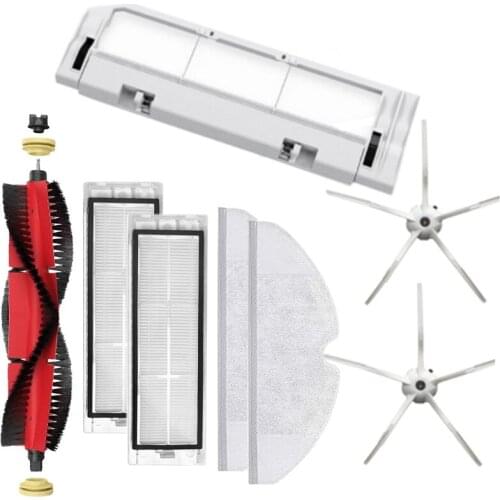 HEPA Filter Side Brush Mop Cloth For Xiaomi Roborock S5 S50 S51 S55 S5 Max S6 Maxv E25 E35 Vacuum Cleaner Accessories