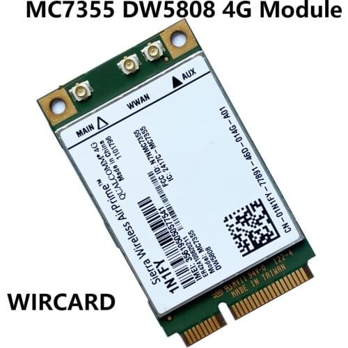 New MC7355 PCIe LTE / HSPA + GPS 100Mbps Card 1N1FY DW5808 4G Module for Dell laptop 1900/2100/850/70