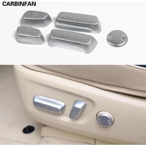 Car seat adjustment buttons dedicated buttons decorative sequins for For Toyota Land Cruiser 150 Prado LC150 FJ150 2014-2017