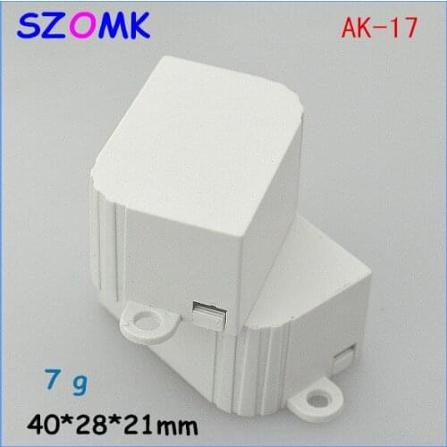 Instrument housing case pcb enclosure (10 pcs) 40*28*21mm abs swith housing for pcb board, small plastic box enclosure