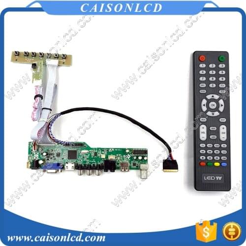 M6-V5.1 LCD TV controller board support VGA AUDIO AV USB TV for 10.1 inch 1280x800 G101ICE-L01 40 pin lvds easy diy repair