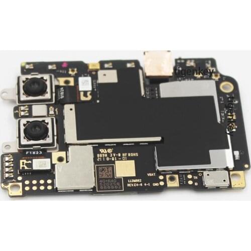 Tigenkey For Xiaomi A2 4+ 64GB Motherboard 100% Unlocked Original 64GB For Xiaomi A2 Mi A2 Logic Board Mainboard Android One