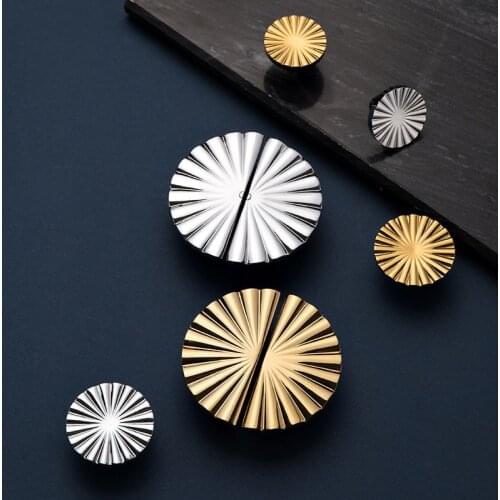PVD gold /Silver Brass Furniture Handle Cabinet Drawer Dresser Closet Cupboard Knob Bedroom Bathroom Kitchen Door Accesoory