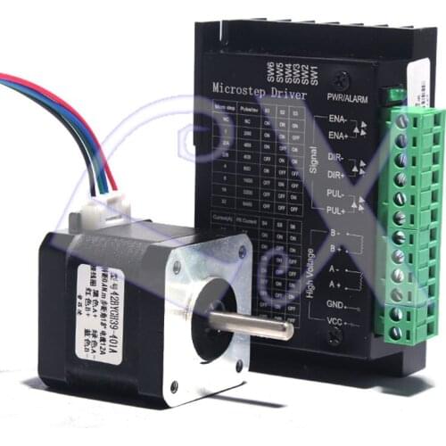42 step motor driver kit 42BYGH39 torque 0.4N.M long 39MM motor + 4.0A 12-42V TB6600 upgrade drive