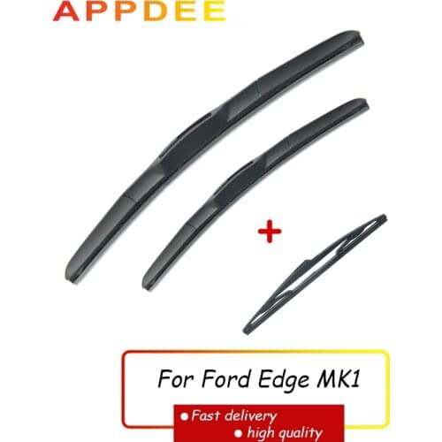 APPDEE Wiper Front & Rear Wiper Blades Set For Ford Edge MK1 2007-2014 Windshield Windscreen 26"20"14"