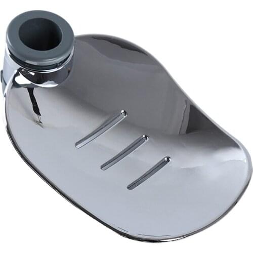 New ABS Plastic Soap Dish Kitchen Bathroom Soap Storage Box Rack Hollow Drain Shower Accessories