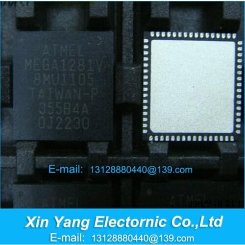 NEW ORIGINAL ATMEGA1281V-8MU ATMEGA1281V MEGA1281V-8MU QFN Free shipping