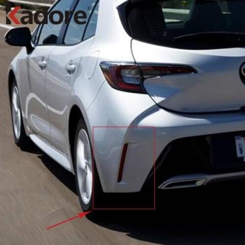 For Toyota Corolla 2019 Hatchback ABS Chrome Front Rear Foglight Rear Tail Fog Lamp Bezel Strip Cover Trim Protect Accessories
