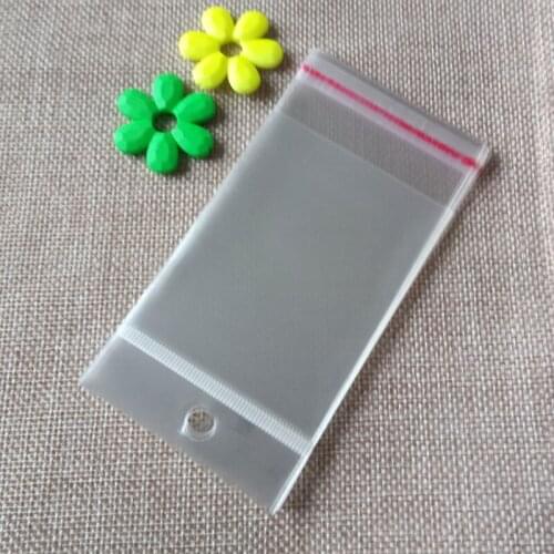 500pcs 6*12cm Clear Plastic Bag OPP Self Adhesive Seal Poly Cellophane Bags Candy Cookie Gifts Bags Jewelry Packaging & Display
